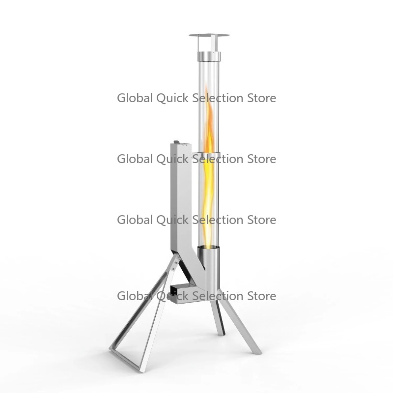 Outdoor Camping Heater - Pelletofen für den Außenbereich, Edelstahl-Pelletofen, Terrassenheizung