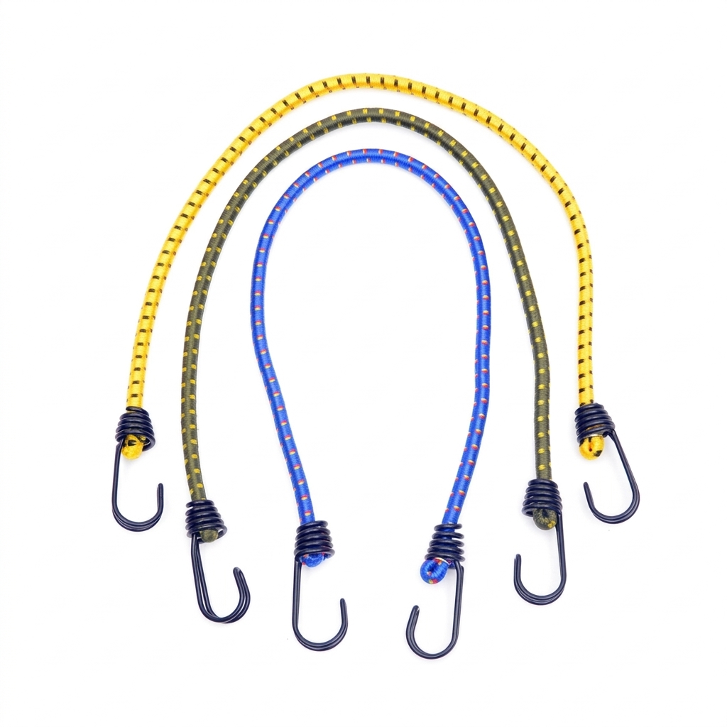 Outdoor Camping Extension Cord - 60cm Gummiseil mit Haken, Elastisches Zeltseil,
