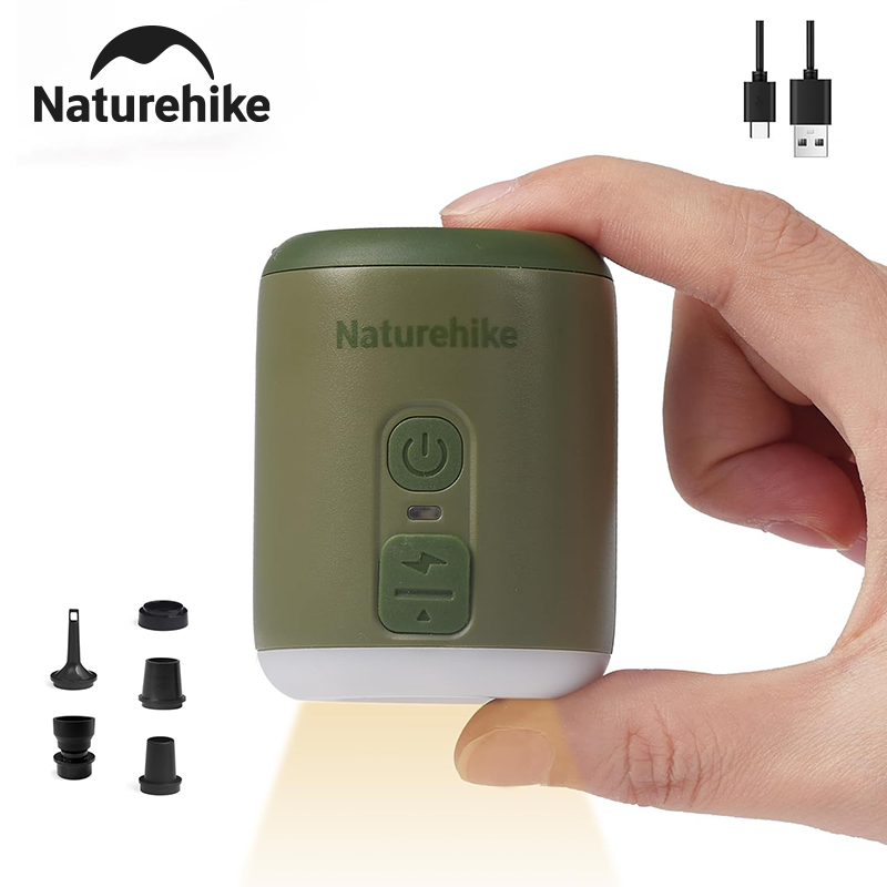 Outdoor Camping Rug - Naturehike Multifunktions-Luftpumpe, tragbare Mini-Luftpumpe für den