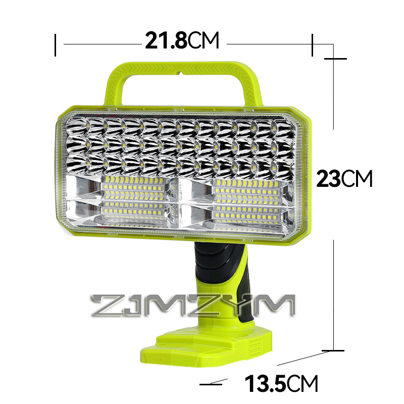 Outdoor Camping Jobs - 9 Zoll 40W LED-Arbeitsleuchte, kabellose LED-Taschenlampe,