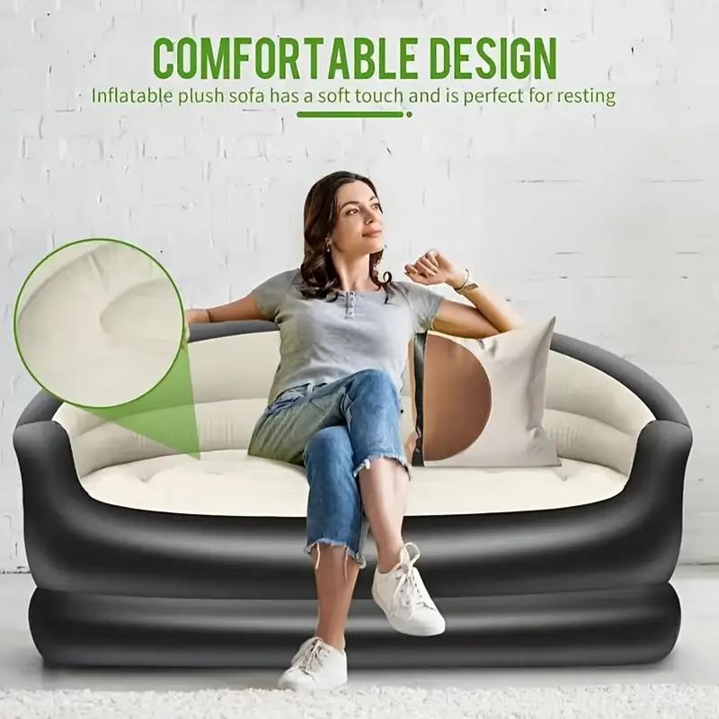 Outdoor Camping Recliner - Tragbares aufblasbares Bett für den Außenbereich,