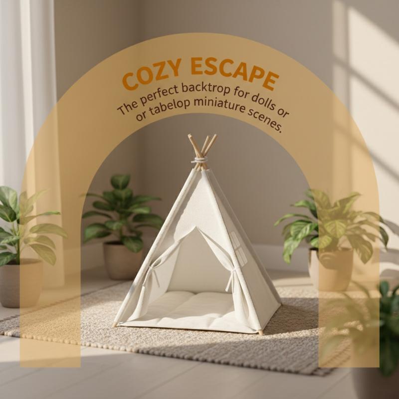 Outdoor Camping House - [JN] 1:12 Maßstab Campingzelt-Modell Dekoration Simuliertes
