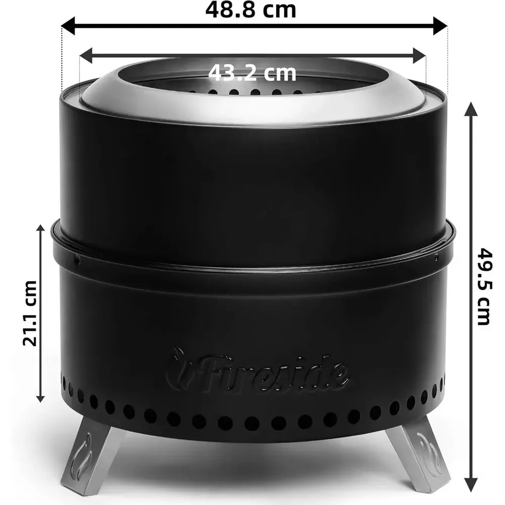19 Zoll Tragbarer Outdoor-Holz – Outdoor Camping Wood Burning Stove Bewertung und Preis