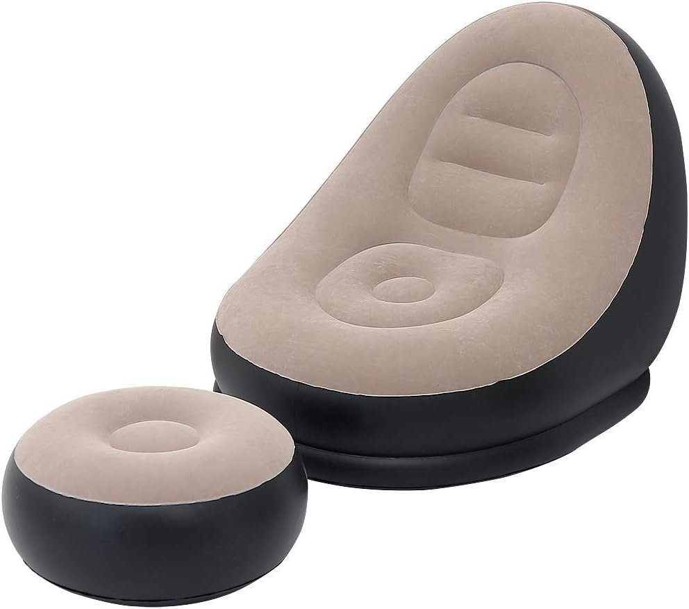 2-teiliges Lazy Sofa, aufblasb – Outdoor Camping Recliner Bewertung und Preis