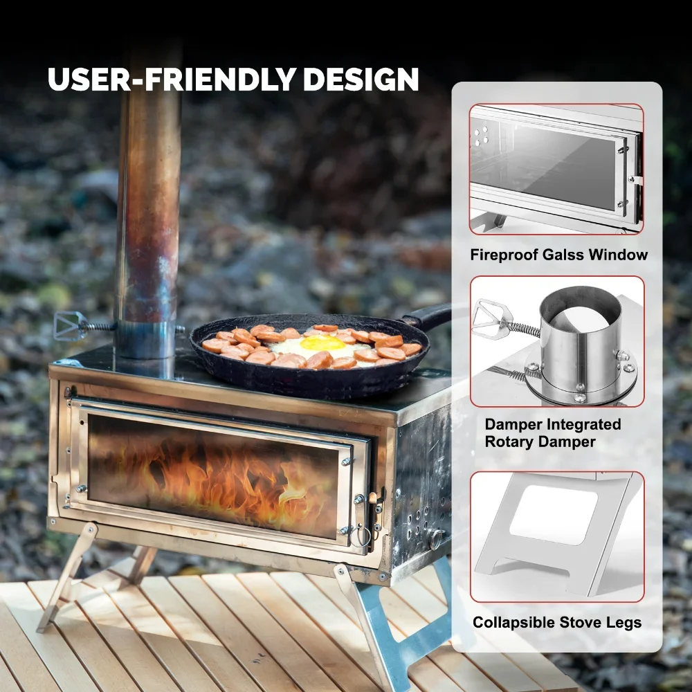 CHANGE MOORE Outdoor Tragbarer – Outdoor Camping Wood Burning Stove Bewertung und Preis