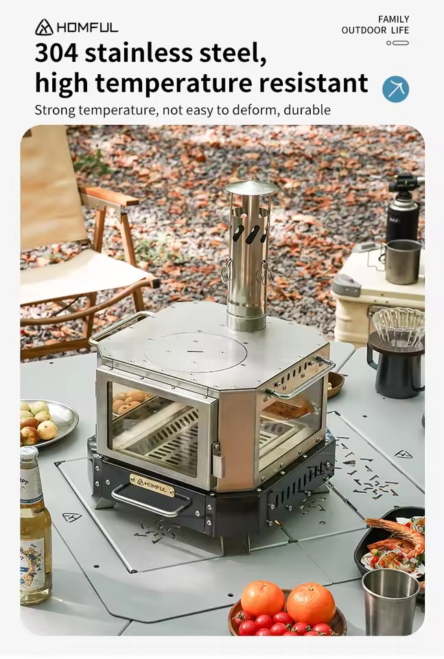 HOMFUL Tragbarer Holzofen für  – Outdoor Camping Wood Burning Stove Bewertung und Preis