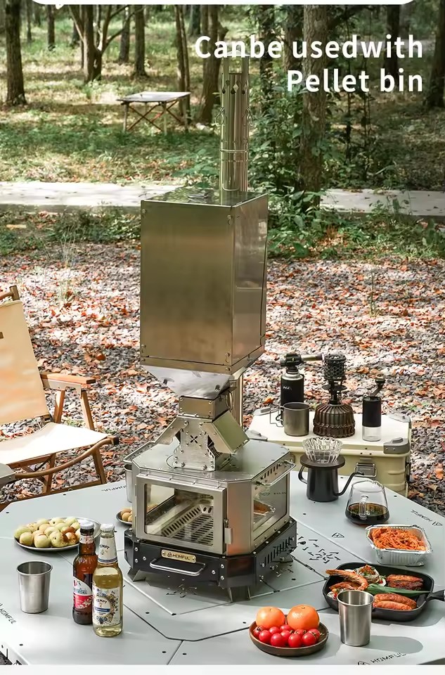 HOMFUL Tragbarer Holzofen für  – Outdoor Camping Wood Burning Stove Bewertung und Preis
