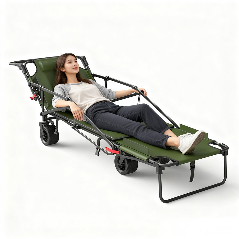 Faltbarer Campingwagen mit Tan – Outdoor Camping Recliner Bewertung und Preis