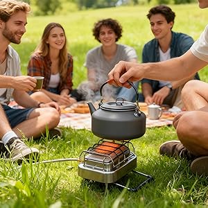 Tragbarer 2-in-1 Camping-Heiz- – Outdoor Camping Heater Bewertung und Preis