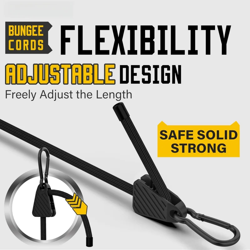 1-6 Stück Verstellbare Spanngu – Outdoor Camping Extension Cord Bewertung und Preis
