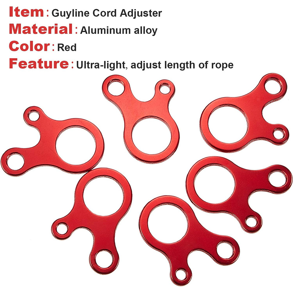 5/20 Stück Zeltseil-Schnallen  – Outdoor Camping Extension Cord Bewertung und Preis