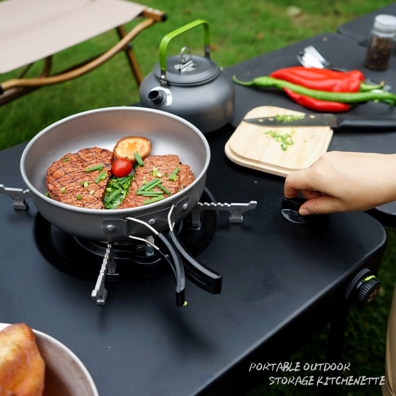Tragbarer Mobiler Camping-Küch – Outdoor Camping Cooking Table Bewertung und Preis