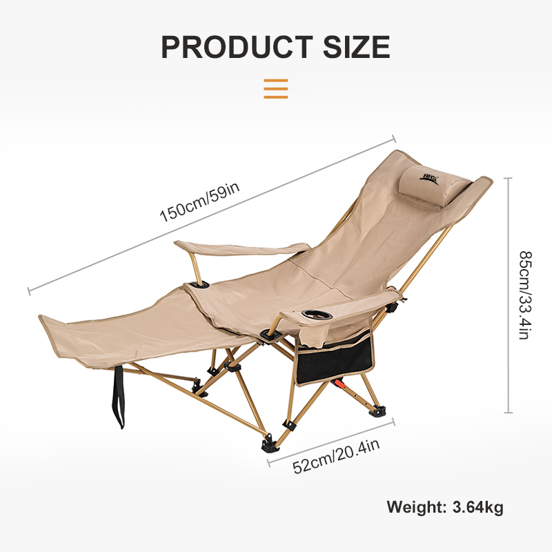 BRS 2-in-1-Liegestuhl, leichte – Outdoor Camping Recliner Bewertung und Preis