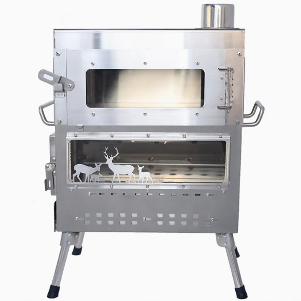 Premium Edelstahl Holzofen Cam – Outdoor Camping Wood Burning Stove Bewertung und Preis