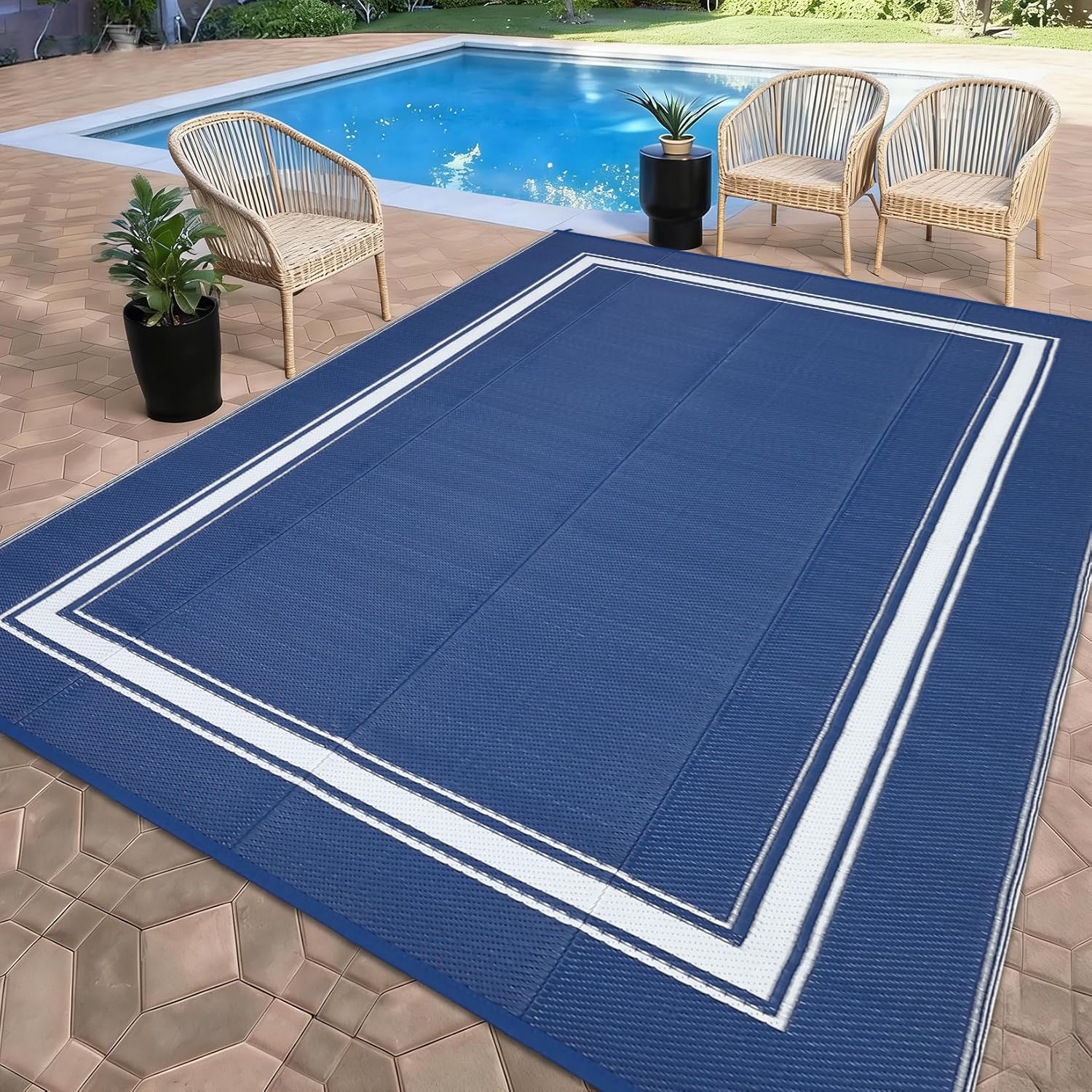 8x10/9x12FT Outdoor-Teppich Wo – Outdoor Camping Rugs 8X10 Bewertung und Preis