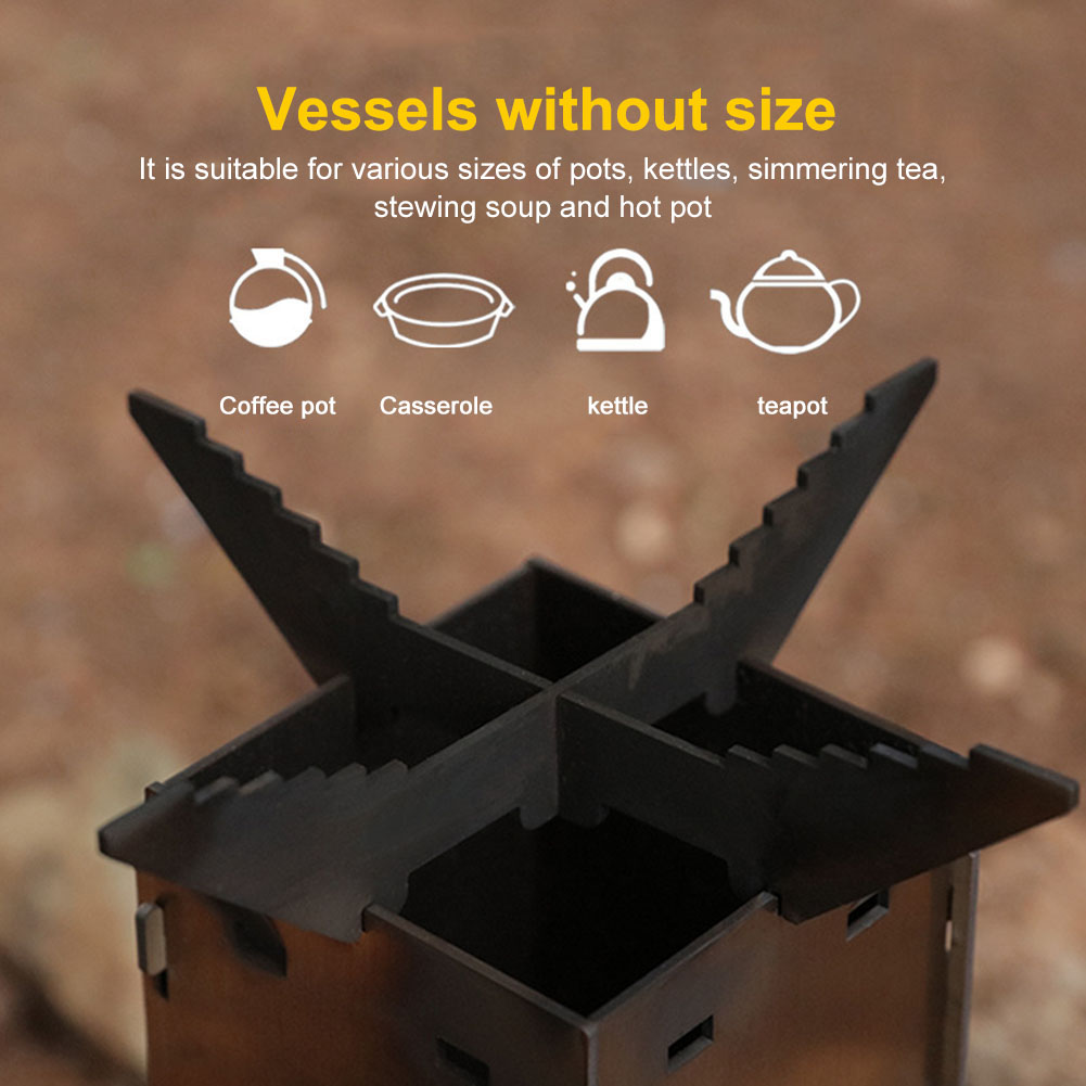 Kochherd aus Edelstahl Tragbar – Outdoor Camping Wood Burning Stove Bewertung und Preis