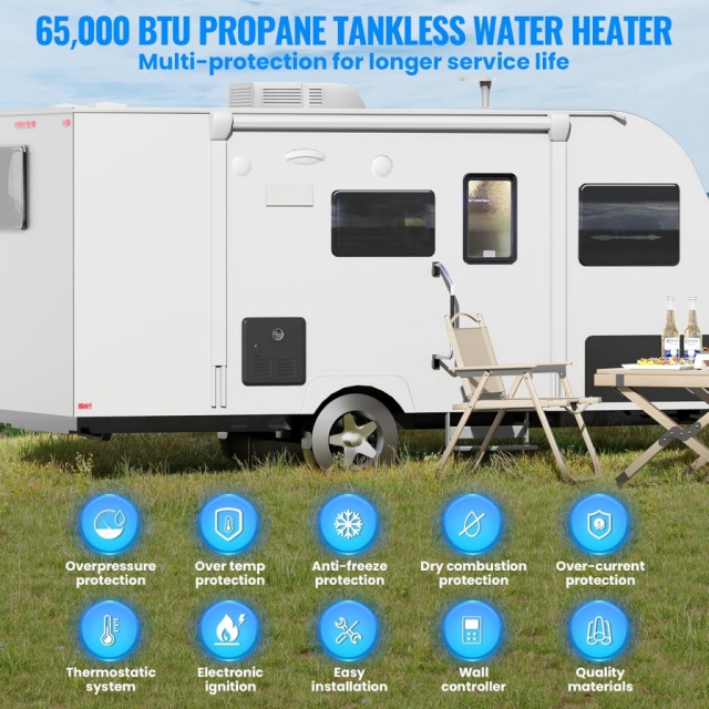 Tragbarer Gas-Durchlauferhitze – Outdoor Camping Heater Bewertung und Preis