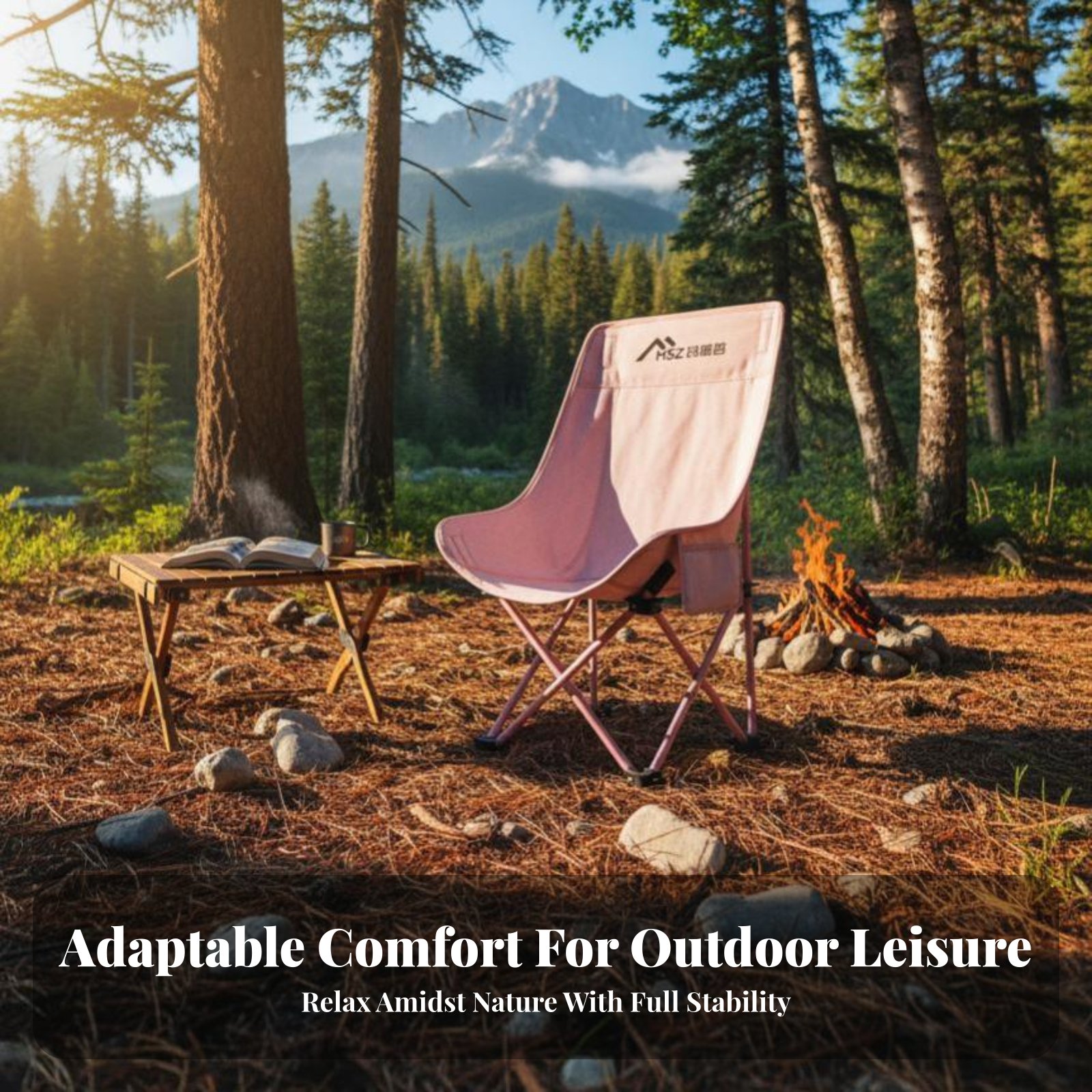 Faltbarer Netzrücken-Stuhl mit – Outdoor Camping Recliner Bewertung und Preis