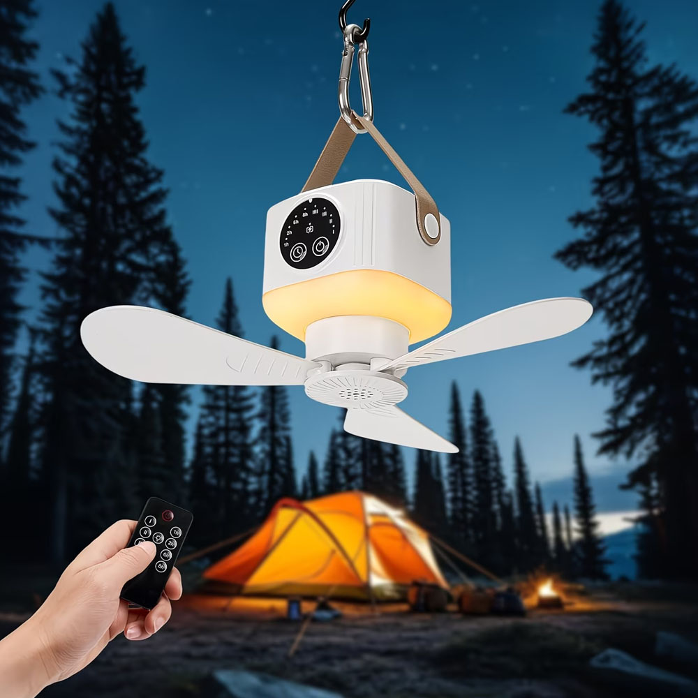 Tragbarer Deckenventilator mit – Outdoor Camping House Bewertung und Preis
