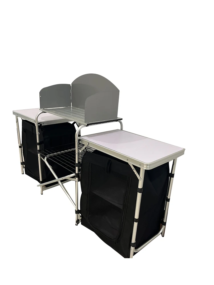 Tragbare Aluminium-Klappküche  – Outdoor Camping Cooking Table Bewertung und Preis